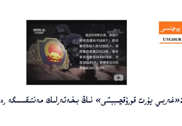 обзор:&laquo;ғәрбий йурт қоруқчибеши&raquo; ниң бихәтәрлик мәнтиқисигә рәддийә 